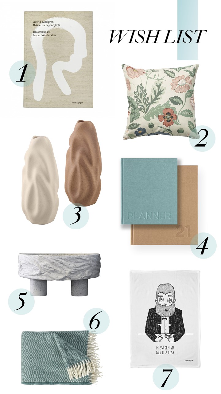 christmas wish list 2020 A collection of products to add to your wish list this year from Swedish brands and Scandic design in Sweden